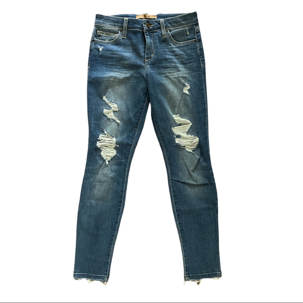 Joes Jeans distressed skinny jeans